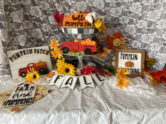 Fall Pumpkin Patch Tiered Try Set